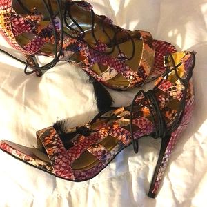 Beautiful laced shoes